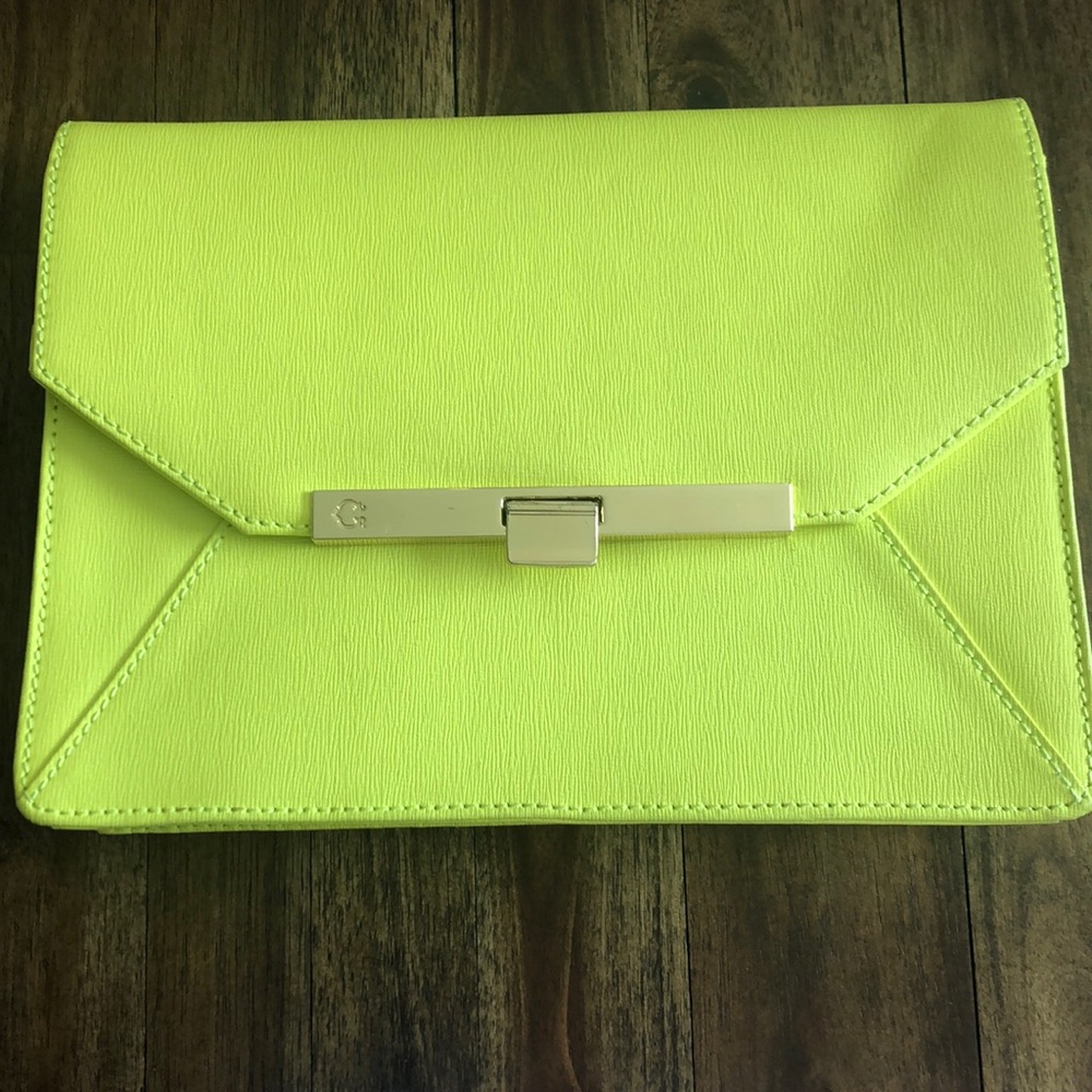 Neon Yellow Clutch
